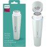 NEW Philips Beauty Cordless Facial Hair Remover designed for women to gently remove hairs on the upper lip, chin, cheeks and jawline. A gentle experience at home and on-the-go, BRR474/00
