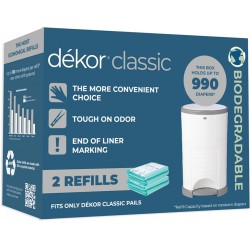 NEW Dekor Classic Biodegradable Refill Two Count