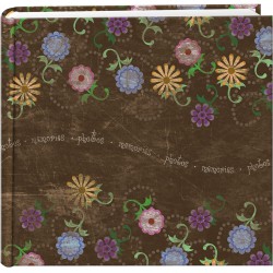 NEW Pioneer Photo Albums 200 Pocket Printed Aged Floral Design Photo Album for 4 by 6-Inch Prints