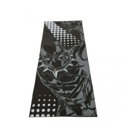 NEW Marvel Black Panther Comic Art 3mm Yoga Mat – 24” x 60 – Black/Grey