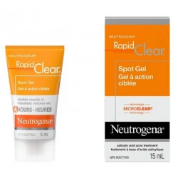 NEW Neutrogena Rapid Clear Acne Spot Gel with Salicylic Acid, 15 mL