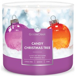 NEW GOOSE CREEK Candy Christmas Tree 3-wick candle 411g