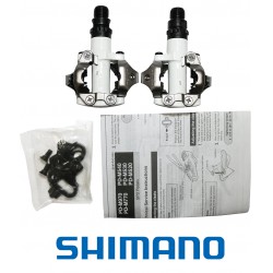 NEW Shimano SPD PD-M520 Clipless Pedals (White)