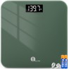 NEW 1 by ONE Digital Body Weight Scale, Bathroom Weighing Scale for People with Large LED Display, 400 lbs,Tape Measure and Batteries Included