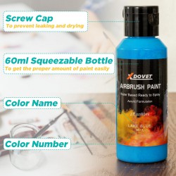 NEW XDOVET Airbrush Pain 2fl oz/60ml Lake Blue