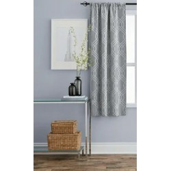 NEW Eclipse Zana Trellis 40 X 63 Blackout Rod Pocket Window Panel