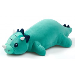 NEW Your Zone Kids Dino Weighted Plush Pillow, 24 x 7, Green