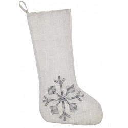 NEW Mera Linens Holiday Stockings Snowflake 1pc