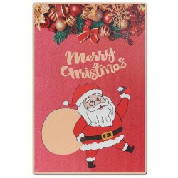 NEW merry christmas TIN sign - 8 X 12