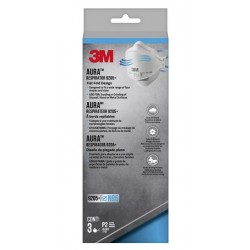 NEW 3M Company Aura Particulate Respirator 9205+, 3ct