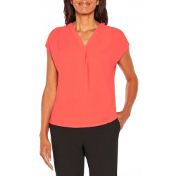 NEW XXL Banana Republic Women's V-Neck Front Pleat Relaxed Fit Blouse Top