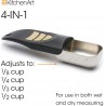 NEW KitchenArt 52211 Pro 1/2 Cup Adjust-A-Scoop, Satin