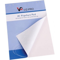NEW  VIZ-PRO Standard Easel Pads, A1 Flipchart Paper Pad, 23 x 32 Inches, 25-Sheets/Pad
