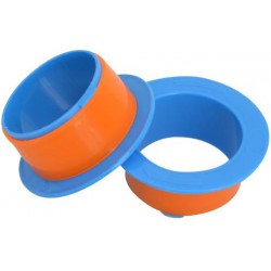 NEW ELFJOY Stretch Film Dispenser Stretch Wrap Dispenser for 3 Core Film Shrink Wrap Holder for Shipping Pallet Packing and Moving Supplies Blue 1 Pairs