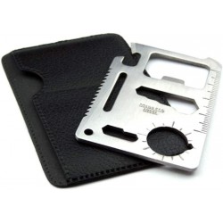 NEW 11 in 1 Survival Credit Card Pocket Sized Survival Multi Functional Tool Tactical Wallet Tool Beer Opener