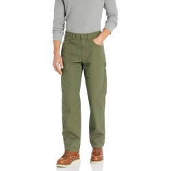NEW Size 31 X 28 Men's Amazon Essentials Carpenter Jean with Tool Pockets - Olive