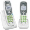 NEW Vtech Dect 6.0 2-Handset Cordless Phone System with Caller ID, White Backlit Keypad and Display (CS6114-2WT)