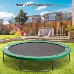 NEW HOMCOM 12ft Trampoline Pad 144 Spring Safety Replacement Gym Bounce Jump Cover EPE Foam (Green)