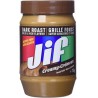 BBD: JULY/6/2025 - Jif Dark Roast Creamy Peanut Butter, Smooth & Creamy Texture, No Stir, 1kg Jar