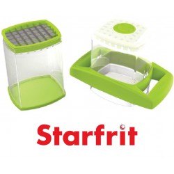 NEW Starfrit Easy Fry and Veggie Cutter, Green