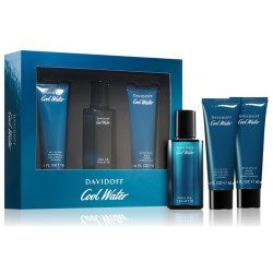 NEW Davidoff Cool Water by Davidoff 40ML EDT/50ML After Shave Balm/ 50ML Shower Gel