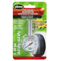 NEW Slime 5-60 PSI Dial Tire Pressure Gauge, 5-60 PSI