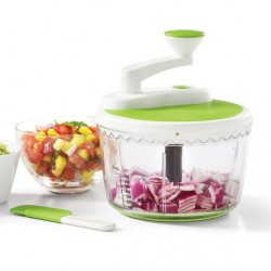 NEW Starfrit Dual Speed Pro Food Processor, Manual Hand Chopper and Whipper, 2 Speeds, Non-Slip Base, Dishwasher Safe