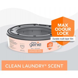 NEW Diaper Genie Max Fresh Clean Laundry Scent Diaper Disposal Pail Refill