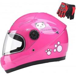 NEW Kids Medium Helmets,Children 5-8 Years Old Four-Wheel Drive Motorcycle Helmet,D.O.T/ECE Certification, Cute Children's Helmet,Pink