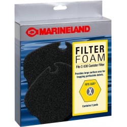 NEW Marineland PA11501 C-530 Canister Filter Foam, 2/Pack
