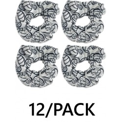 NEW 12 PCS Volleyball Scrunchies, Velvet Hair Ties Headband Accessory,