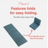 NEW Primasole Folding Yoga Travel Pilates Mat Foldable Easy to Carry to Class Beach Park Tear-resistant Travel Picnics 4mm Thick 9 Colors