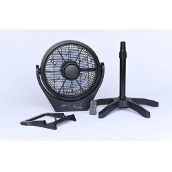 NEW - AS-IS - Air Innovations 12 Swirl Cool 3-in-1 Stand Fan - BLACK
