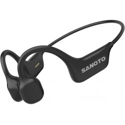 NEW SANOTO Bone Conduction Headphones Wireless Open Ear Headphones IPX7 Waterproof Sweatproof Bluetooth Earphones Sport Headphones for Running Bicycle Cycling Workouts