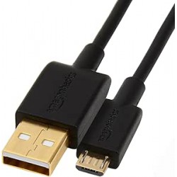 NEW Amazon Basics USB 2.0 A-Male to Micro B Charger Cable, 10 feet, Black