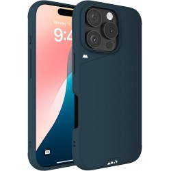 NEW Mous for iPhone 16 Pro Max Case MagSafe Compatible - Limitless 6.0 - Navy Blue - Protective Shockproof Phone Cover