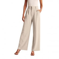 NEW MEDIUM Wide Leg Dress Pants Women's High Waisted