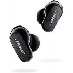 LIGHTLY HANDLED Bose QuietComfort Earbuds II, Wireless, Bluetooth, Proprietary Active Noise Cancelling Technology in-Ear Headphones with Personalized Noise Cancellation & Sound, Triple Black