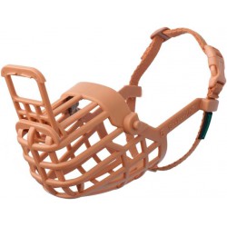 NEW SIZE 7 Baskerville Classic Basket Muzzle - Dog can Pant and Drink, Prevents Biting and Food Waste Scavenging, Strong TPR, Breathable Dog Training Muzzle for Long Nosed Medium to Large Dogs (Size 7)