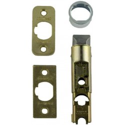 NEW Kwikset 1826-18 6-Way Adjustable Plain Latch, Polished Brass,( 1 )