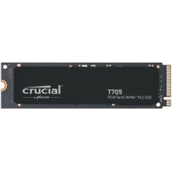 NEW Crucial T705 2TB PCIe Gen5 NVMe M.2 SSD - Up to 14,500 MB/s - Game Ready - Internal Solid State Drive (PC) - +1mo Adobe CC - CT2000T705SSD3