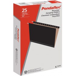 NEW Pendaflex Hanging File Folders, Legal Size, Eco-Friendly, Black, Pack of 25