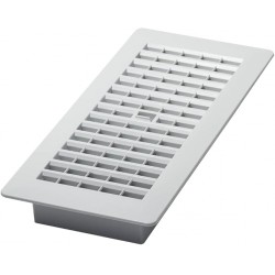 NEW Decor Grates PL410-BN 4-Inch by 10-Inch Plastic Floor Register, Bone