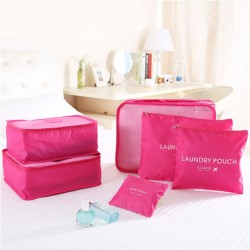 NEW 6pcs Travel Storage Bag Duffle Bag for Travel Shoe Luggage Bags Six Piece Set Accessories Foldable
