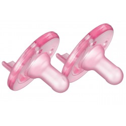 NEW Philips Avent Super Soothie Pacifier, Pink, 3+ months, 2/Pack
