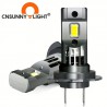 NEW 2pcs Super Bright Mini H7 LED Headlight Bulbs - Plug & Play, Fan Cooling, Halogen Replacement, 6000K White Light