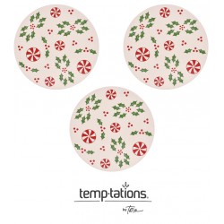 NEW temp-tations Stoneware Trivets (set of 3)