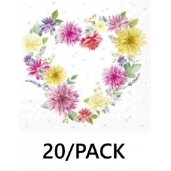 NEW 20/PACK IHR Paper Table Napkins 10 X 10 3 ply lunch napkins