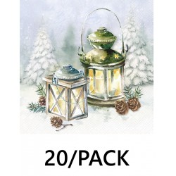 NEW 20/PACK IHR Paper Table Napkins 13 X 13 3 ply lunch napkins