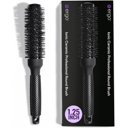 NEW Ceramic Ionic Round Hair Brush - Salon-Quality Brush for Blow Drying, Roller Brush for Wet & Dry Hair Styling, Volumizing Hair Care (ER33: 33mm - 1.25)